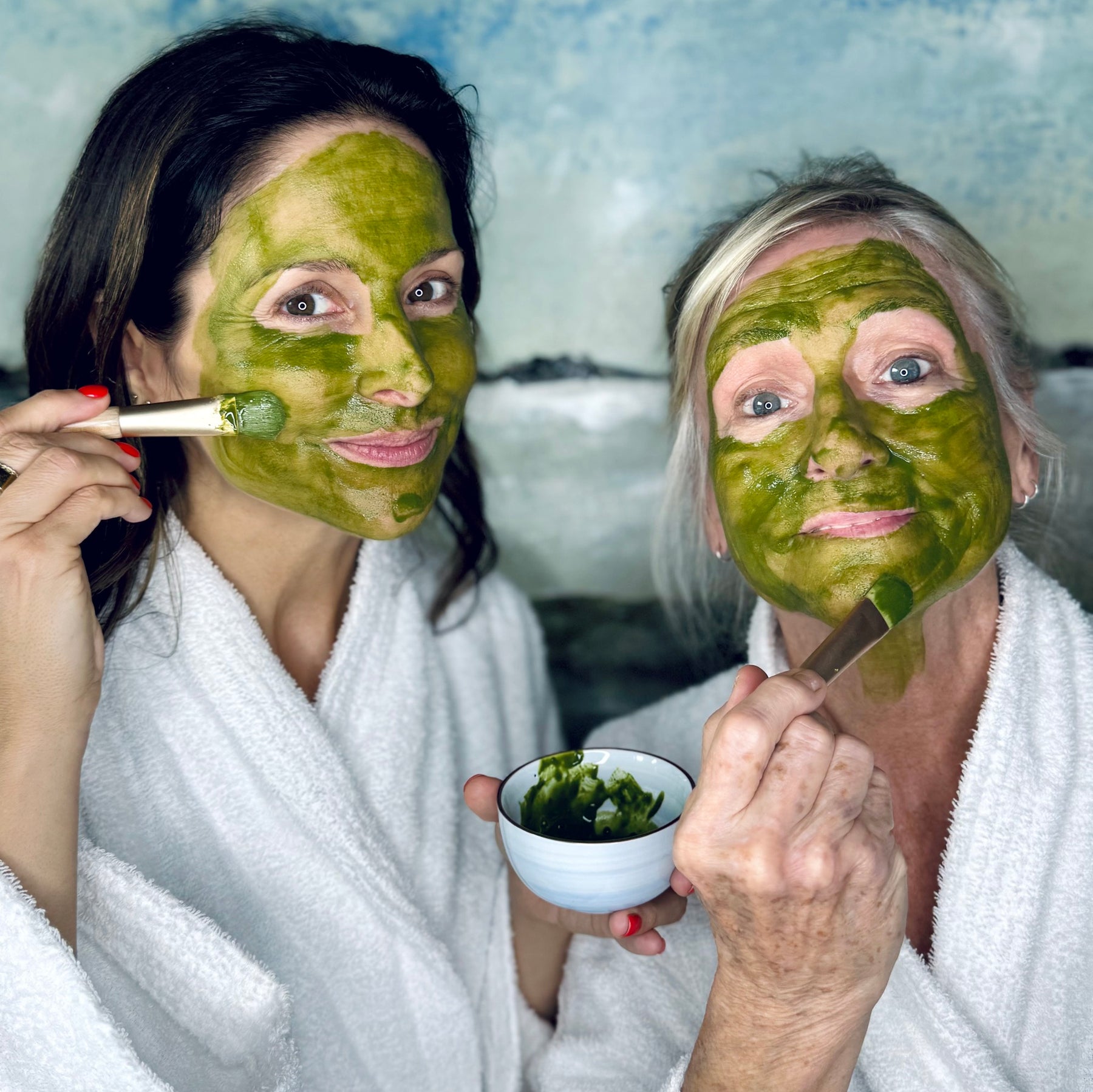 Mask with Monarch Matcha